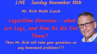 Mr Rich Math QampA Sunday Nov 10 2024 [upl. by Cirdec]