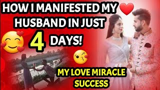 MY TRUE STORY🥰❤️ HOW I MANIFESTED MY HUSBAND MY DREAM MAN WITH LAW OF ATTRACTION🧲😍♥️ [upl. by Philender]