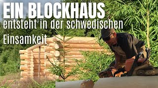 Ein Blockhaus entsteht in der schwedischen Einsamkeit [upl. by Neerahs330]