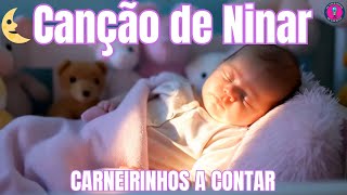 Canção de Ninar para Bebê Dormir Tranquilo  Carneirinhos a Contar [upl. by Akinwahs]