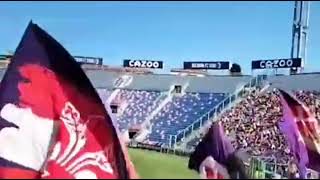 Bologna vs FIORENTINA vari cori dei tifosi viola 110922 [upl. by Anamuj]