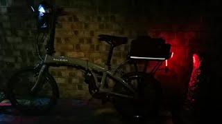 Where to fit lights on Raleigh Evo folding bike [upl. by Haraf]