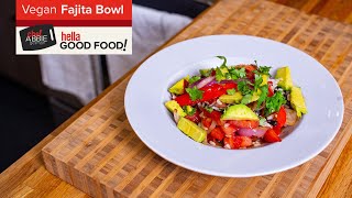 HEALTHY amp EASY Vegan Fajita Bowl Better than Chipotle [upl. by Yennor]