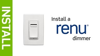 Leviton Presents How to Install a Renu® Dimmer Switch [upl. by Niarbo]