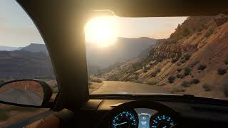 BeamNGdrive  Sunset drive in Bruckell Bastion  Utah map  4K [upl. by Eycats]