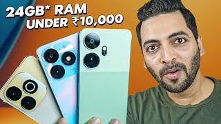 itel P55 P55 amp P55T Unboxing  24GB Ram 256GB amp 45W Charging  Under ₹10000 🔥 [upl. by Aihsined217]