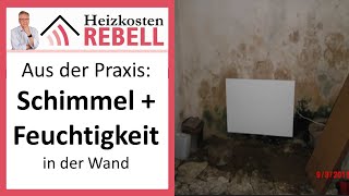 Infrarotheizung Schimmel und Feuchtigkeit in der Wand trocknen [upl. by Garik]