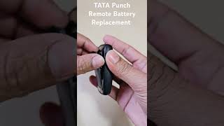 TATA Punch Remote Battery Replacement [upl. by Pallas]