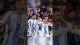 কলম্বিয়ার বিপক্ষে আর্জেন্টিনার সেরা একাদশ argentina argentinafootball messi football [upl. by Virgy]