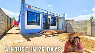 Couple Built A Stunning Precast Bungalow In Only 25 days  Cost 1900000 11k Full Unit 3 bedroom [upl. by De Witt]