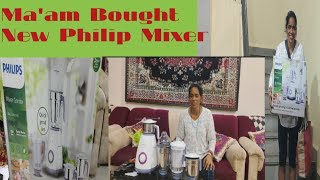 MaAm bought New Philip Mixer Grinder [upl. by Saihttam265]