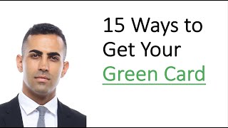 15 Ways to Get a Green Card [upl. by Enidualc]