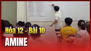 Amine  Hóa 12 🟥 Bài 10 chương trình mới [upl. by Acacia]