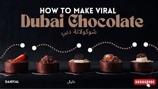 How to Make Delicious Dubai Pistachio Chocolate  Easy Recipe Tutorial [upl. by Osithe78]