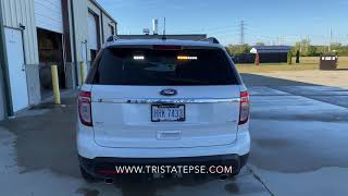 2015 Ford Explorer Install with STAR  Signal ULB9E amp SoundOff mPower Lights [upl. by Nerrak628]