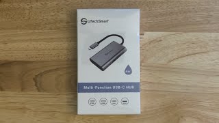 UtechSmart USB C Hub with Dual HDMI amp USBA Unboxing [upl. by Nitsirc]