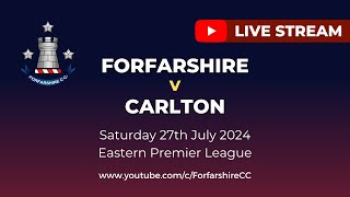 LIVE Forfarshire v Carlton  Eastern Premier League  Saturday 27th July [upl. by Lettig]