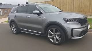 Kia Sorento 2021 MQ4 with side steps on 21quot wheels 2654521 Dunlop SP Sports [upl. by Nlycaj]