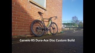 Cervelo R5 Disc Custom Build With Shimano Power Meter [upl. by Akemad]