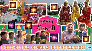 School Ka Diwali Celebration 🎉  Bvm international School  Diwali🪔 Vlog deardeep1313 [upl. by Millian]