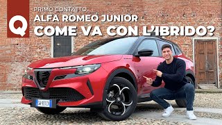 La prima PROVA della ALFA ROMEO JUNIOR IBRIDA da 29900€  136 cv e cambio automatico [upl. by Malia]