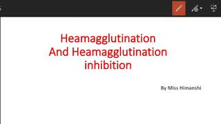 Hemagglutanation and Hemagglutanation inhibition [upl. by Prouty]