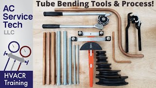 Copper Tube Bending Tools amp Methods Lever Type Ratcheting Spring Hands [upl. by Rahal]