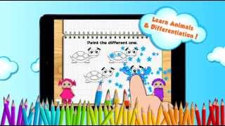 Early Learning Games for Toddlers amp Preschoolers Preschool EduPaint by Cubic Frog® Apps [upl. by Enilhtak]