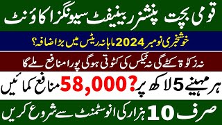 national savings pensioner benefit savings account profit rates november 2024  qaumi bachat [upl. by Kassity]