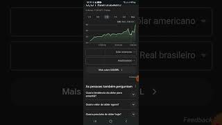 OLHA ISSO 😱 Qual o valor do dólar hoje 🤑  dinheiro em real [upl. by Ellinej]