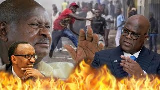 😱🛑KINSHASA EN FEU🔥MUSEVENI TOURNE LE DOS À FÉLIX 🙆‍♂️243 810431240 [upl. by Atibat380]