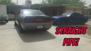 Getting a Straight Pipe on a Challenger V6  VLOG [upl. by Robma]