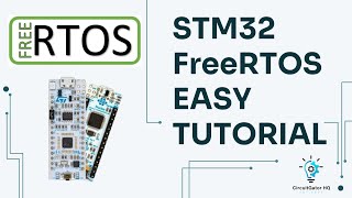 STM32 FreeRTOS How to multitask with CMSISRTOS [upl. by Ahsurej]