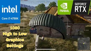 PUBG Season 21  i7 4790k  Nvidia RTX 2060  Bottleneck [upl. by Fritz]