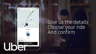 How To Schedule A Ride  Uber [upl. by Efal]