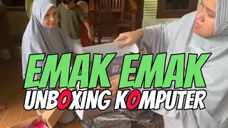 EMAK EMAK UNBOXING PC KOMPUTER [upl. by Tiraj]