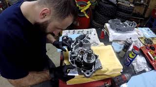 2018 YFZ450R ENGINE BUILD PART 3 [upl. by Rocco]