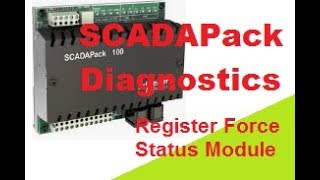 Telepace  SCADAPack Register Force Status module [upl. by Merle]