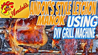 DIY LETCHON GRILLER  ANDOK’S LETSON MANOK REVEALED ANDOKS STYLE  RIVER SIDE COOKING [upl. by Mharg521]