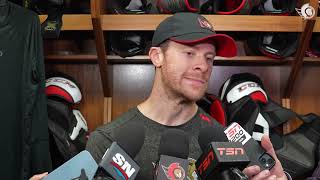 Drake Batherson Brady Tkachuk Nick Jensen Travis Green Postgame Media vs NYI [upl. by Anais731]