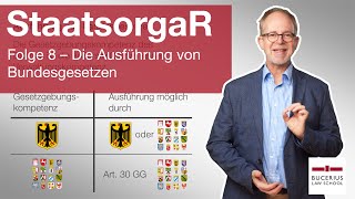 Die Ausführung von Bundesgesetzen  Staatsorganisationsrecht  Folge 8 [upl. by Iidnarb]