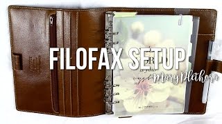 A5 Filofax Malden Setup for University  MaryPlethora [upl. by Lysander]