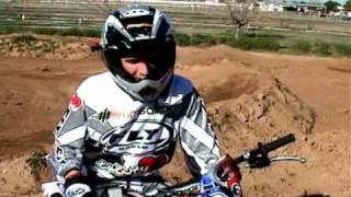 motocross  ryan clark helmet camera [upl. by Lipski511]