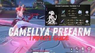 Camellya 1 Minute Prefarm Guide  Wuthering Waves 14 [upl. by Sansone]