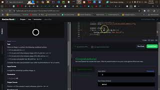 Hackerrank Task 3 hackerrank students education viralvideo trending coding [upl. by Wehtta]