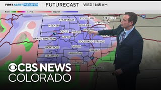 Several snow chances across Colorados mountains Denver ahead of Thanksgiving [upl. by Attaymik]