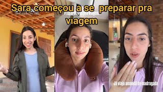 Sara Kellen começou a se preparar pra viajar [upl. by Lilyan]