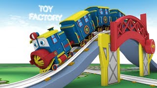 Thomas Cartoon Trains Toy Factory Cartoon  Trains for Kids Toy Train Cartoon  Toys for Kids [upl. by Darcy]