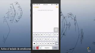 ¿Cómo activar el teclado de emoticones en dispositivos iOS [upl. by Zakarias317]