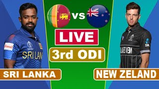 Live SL Vs NZ Match Score Live Cricket Match Today SL Vs NZ 3rd odi 1st innings rain update [upl. by Kazim]